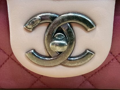 Chanel Tricolor Classic Single Flap Series 20