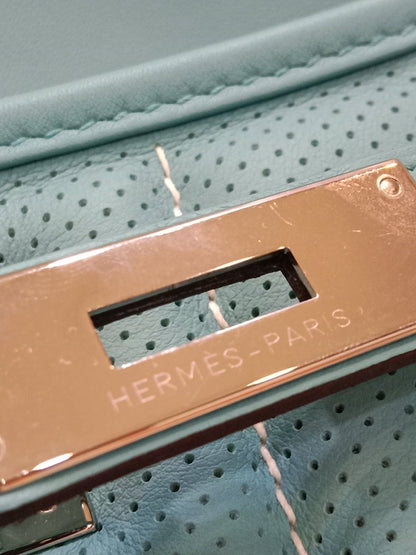 Hermes Berlin Mini Bleu Atoll Swift Stamp T 2015