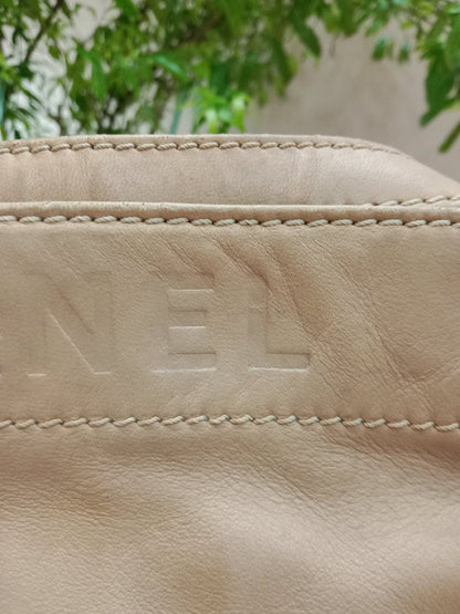 Chanel LAX Accordion Beige Lambskin Series 8