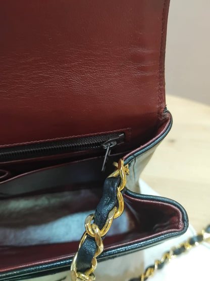 Chanel Circle Lock Flap Vintage CC Lambskin Black Series 1