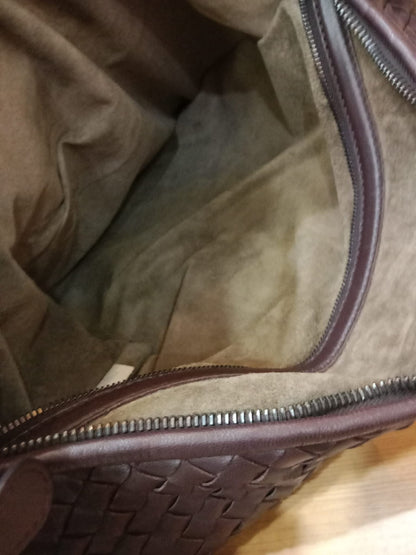 Bottega Veneta Intrecciato Espresso Woven Nappa Leather Maxi Bag