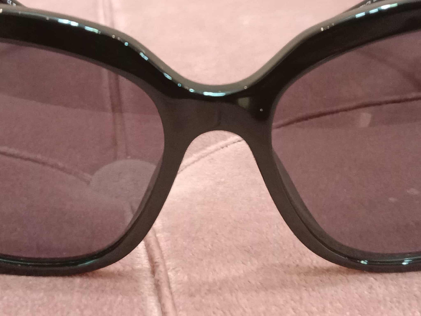 Chanel Square Sunglasses with Black Acetate Frame and Gray Lenses