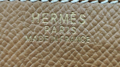 Hermes Birkin 30 Bicolor Gold/Biscuit Epsom Stamp G Square 2003 GHW