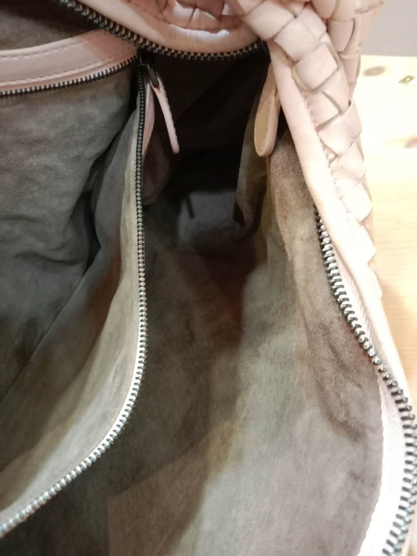 Bottega Veneta Intrecciato Hobo Bag Pink