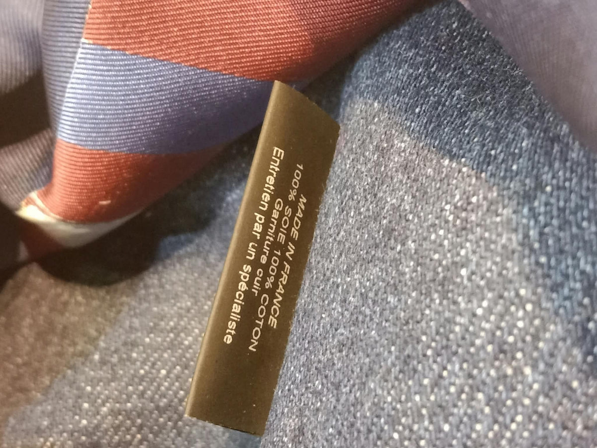 Hermes Petit H Denim Tote