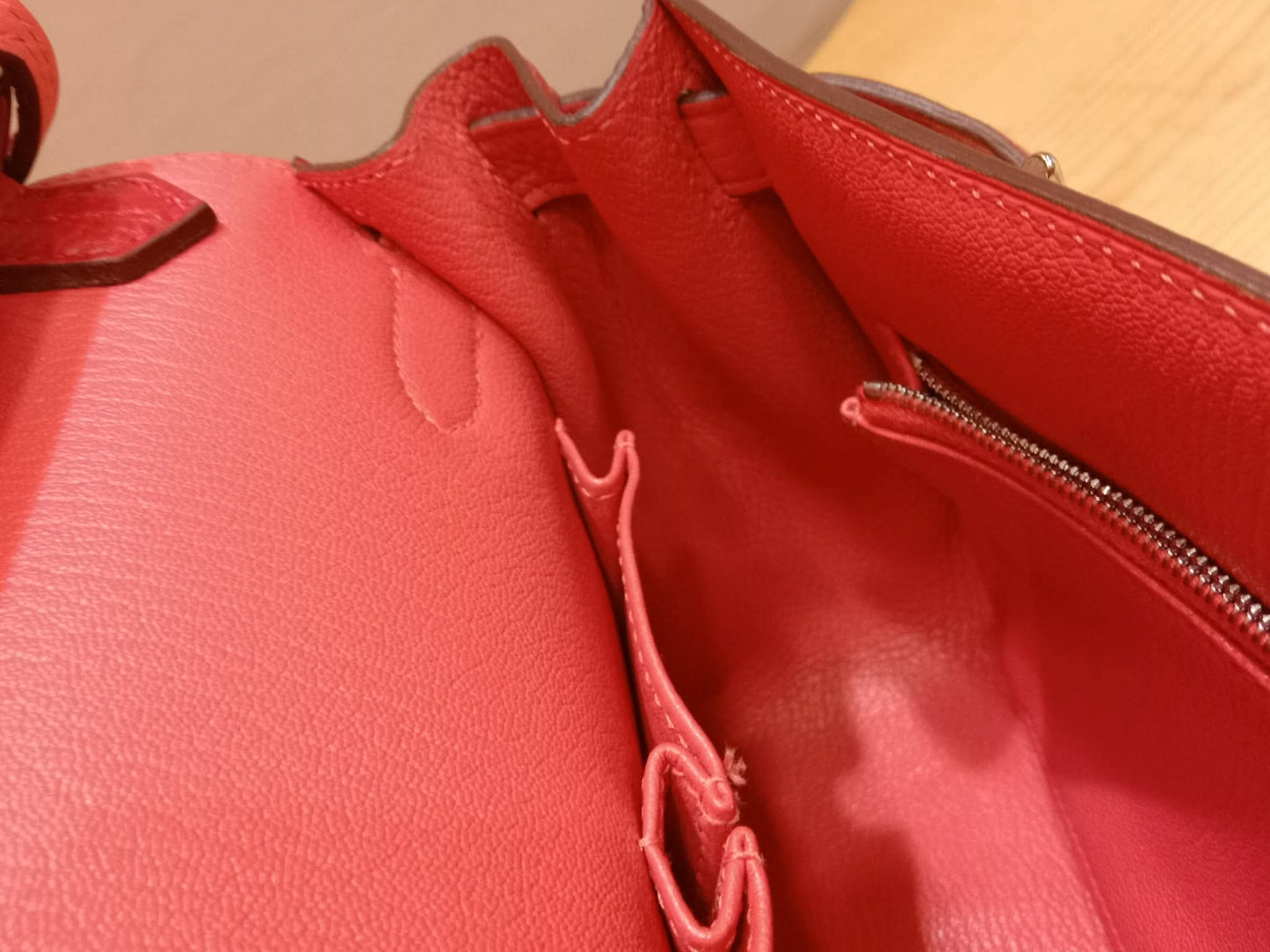 Hermes Jypserie 28 Rouge Casaque Clemence Stamp B 2023