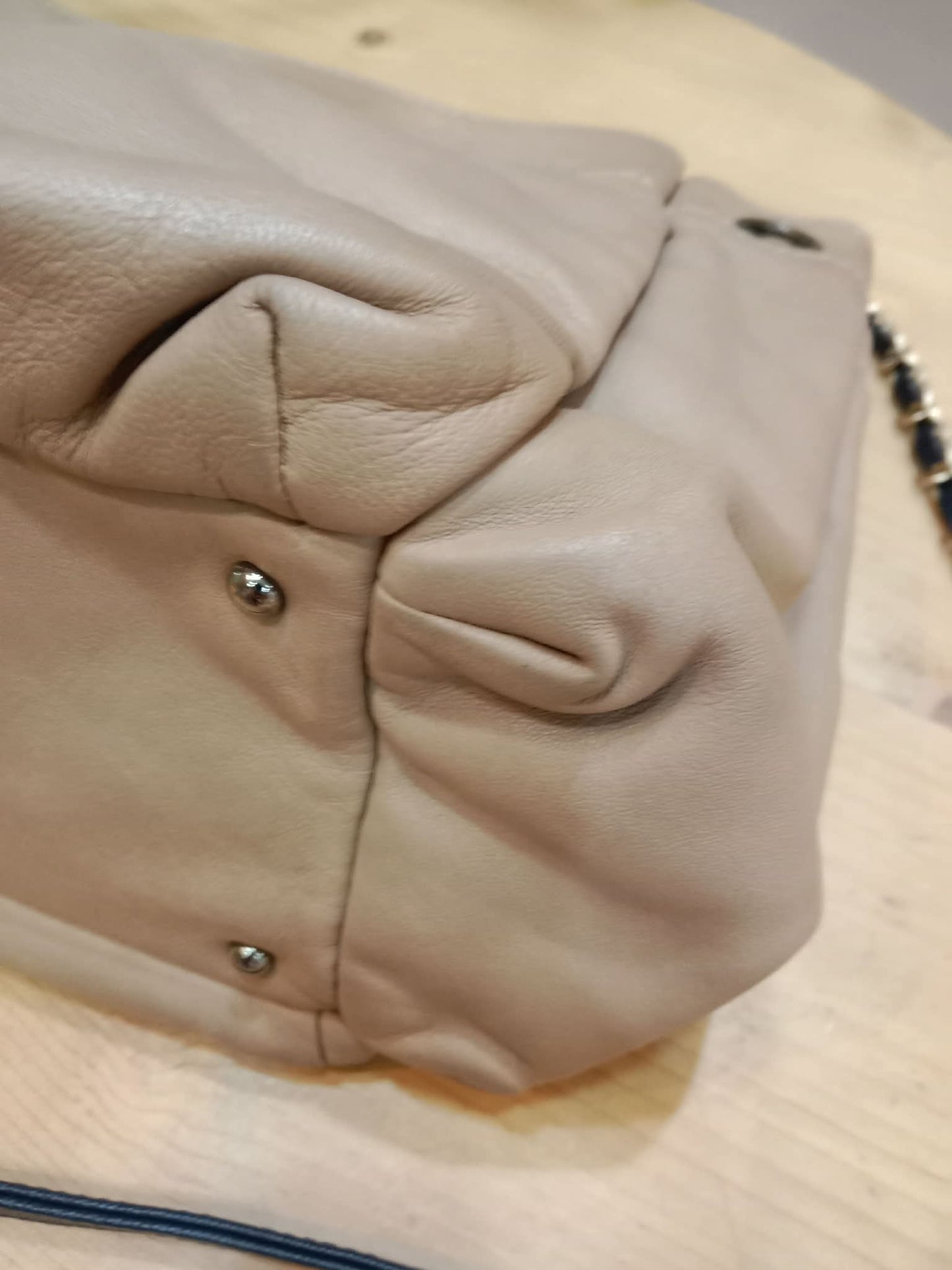 Chanel LAX Accordion Beige Lambskin Series 8