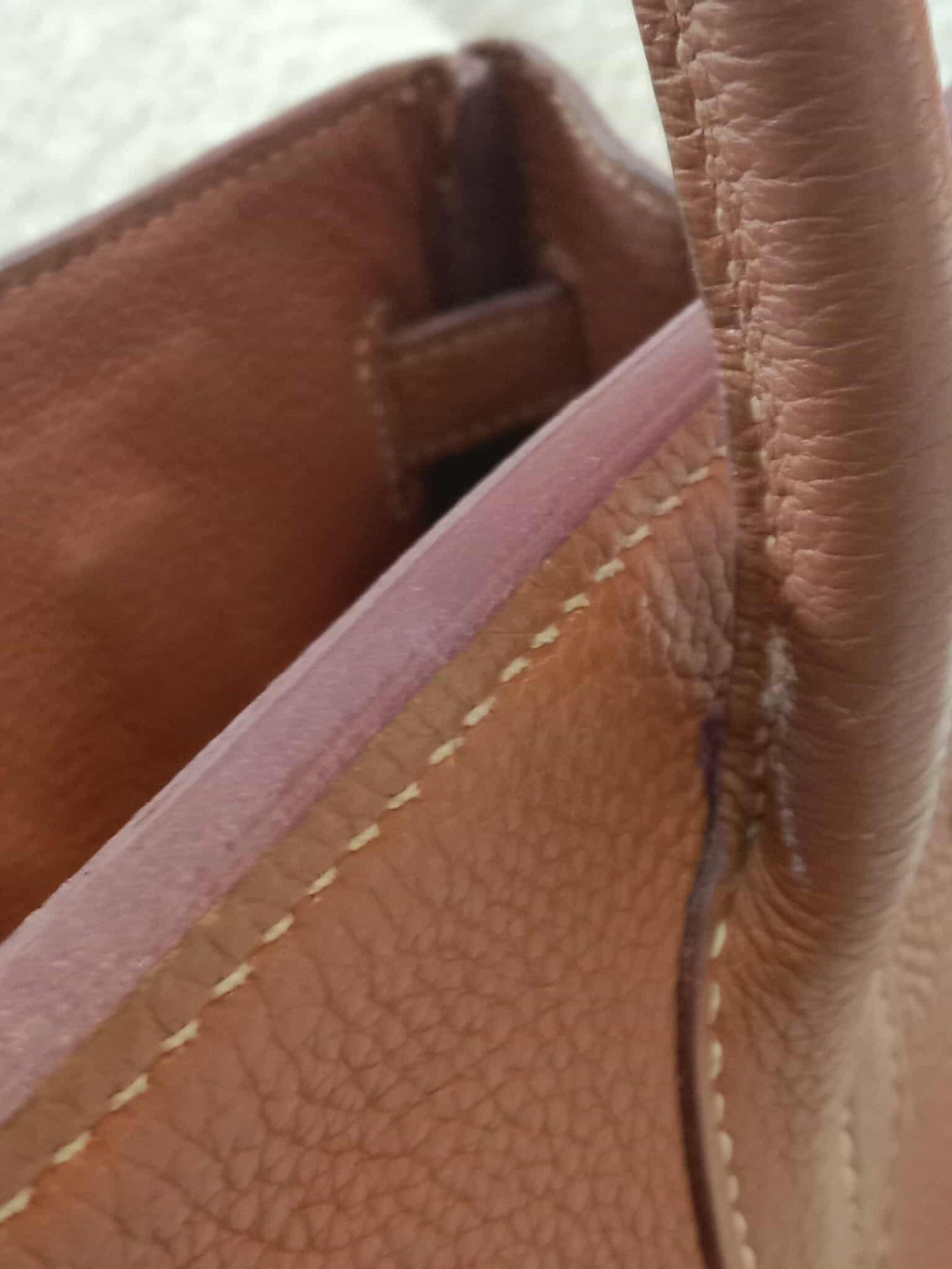 Hermes Birkin 30 Gold on Gold Clemence Stamp E Square 2001