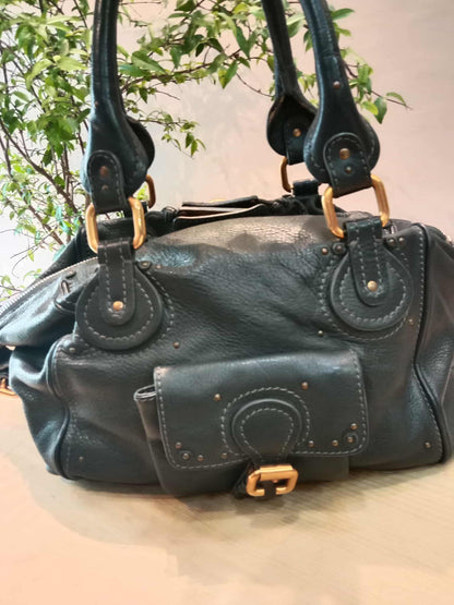 Chloe Paddington Leather Handbag Black