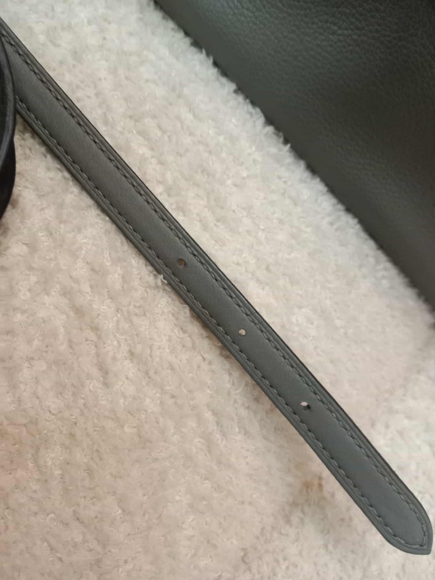 Hermes Mini 24/24 Gris Meyer Evercolor Stamp U 2022