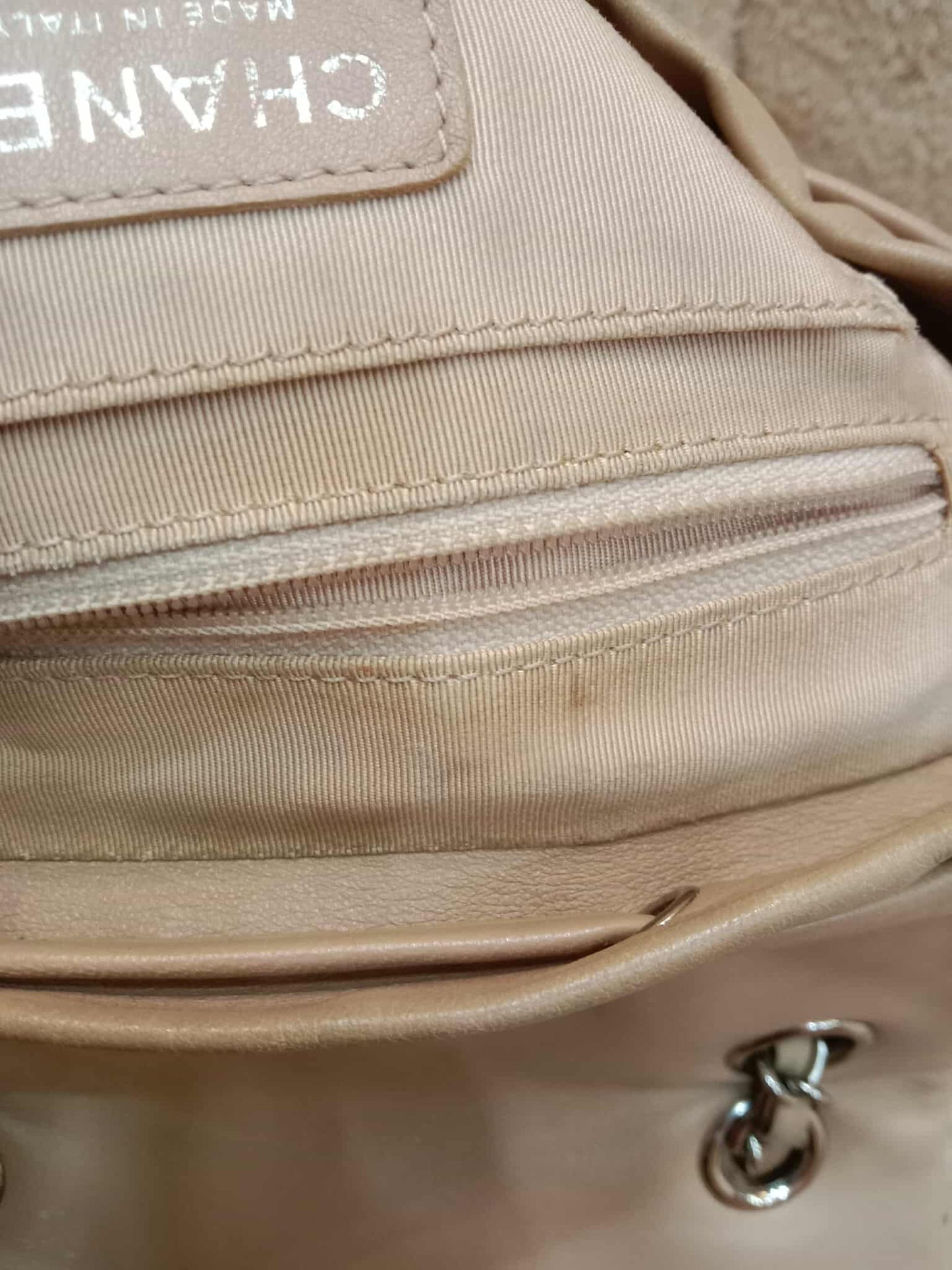 Chanel Urban Spirit Backpack Beige Series 22