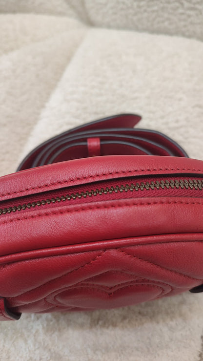 Gucci GG Marmont Beltbag Red