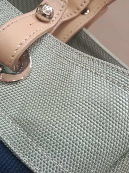 Chanel Paris-Biarritz Canvas/Leather Tricolor Tote Bag Series 13