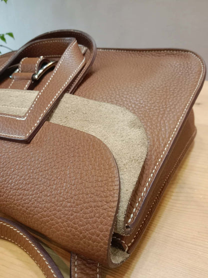 Hermes Halzan 31 Clemence Gold Stamp R 2014