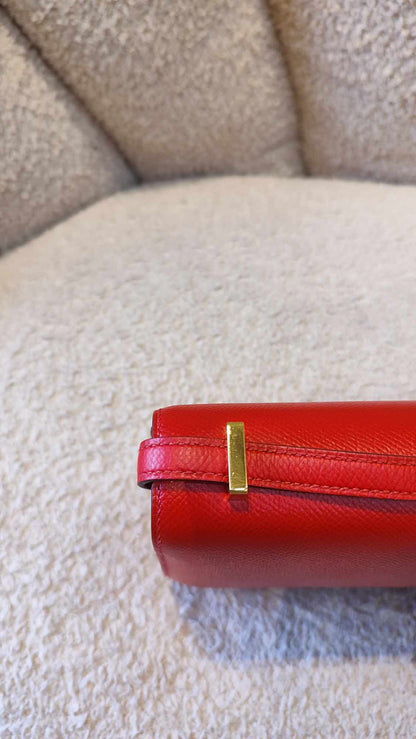 Hermes Constance 18 Epsom Rouge Stamp D 2019