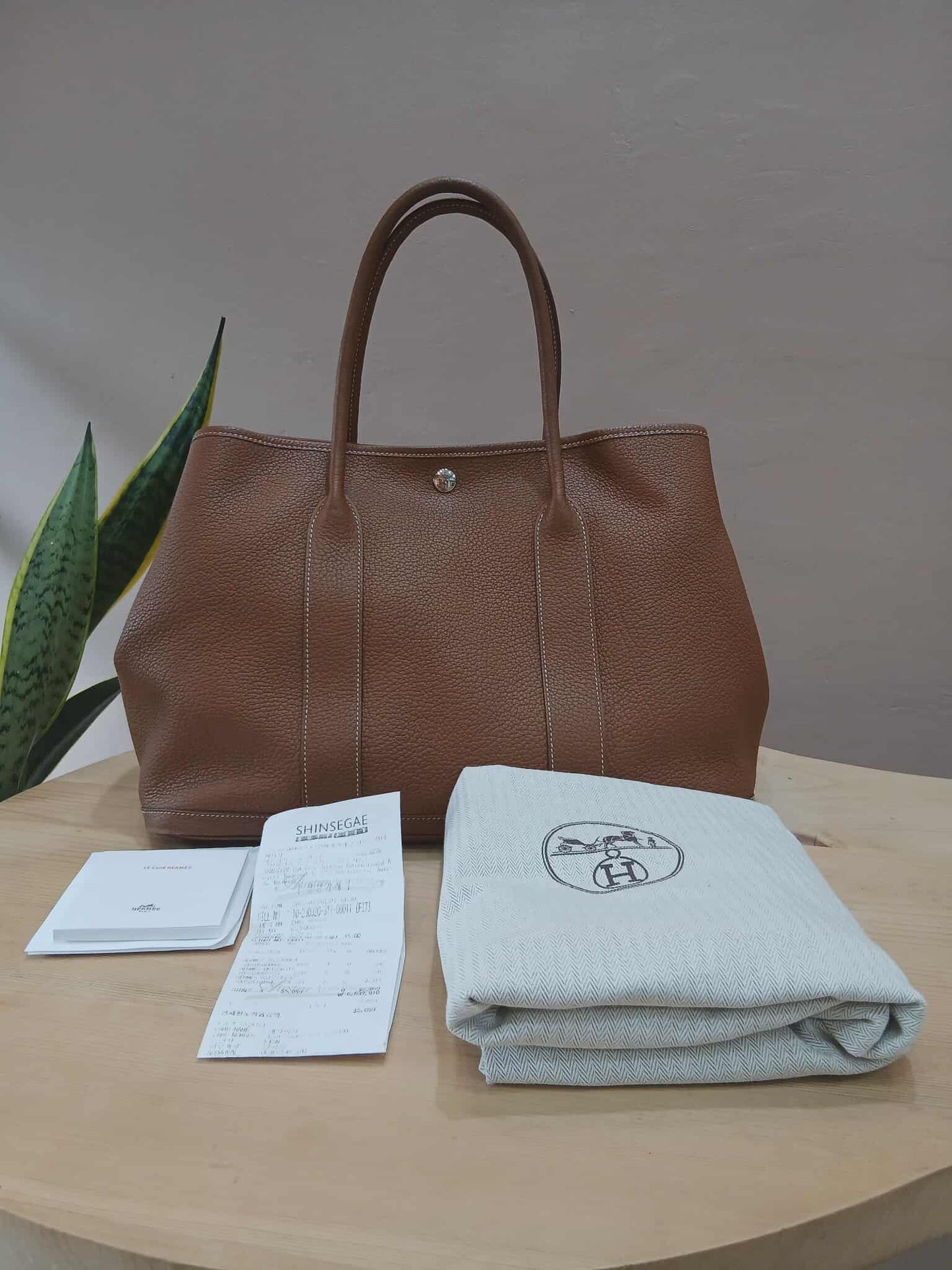 Hermes GPT 36 Clemence Gold Stamp A 2017