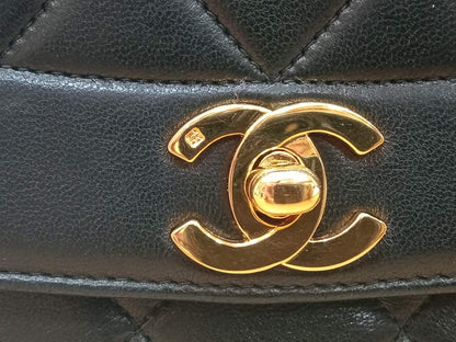 Chanel Diana Black Lambskin Series 2