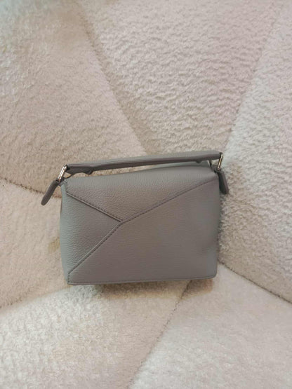 Loewe Puzzle Bag in Pearl Gray