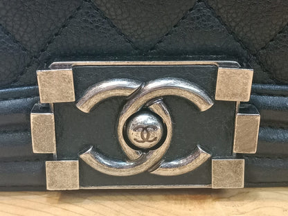 Chanel Le Boy Bag Black Caviar Small Series 23