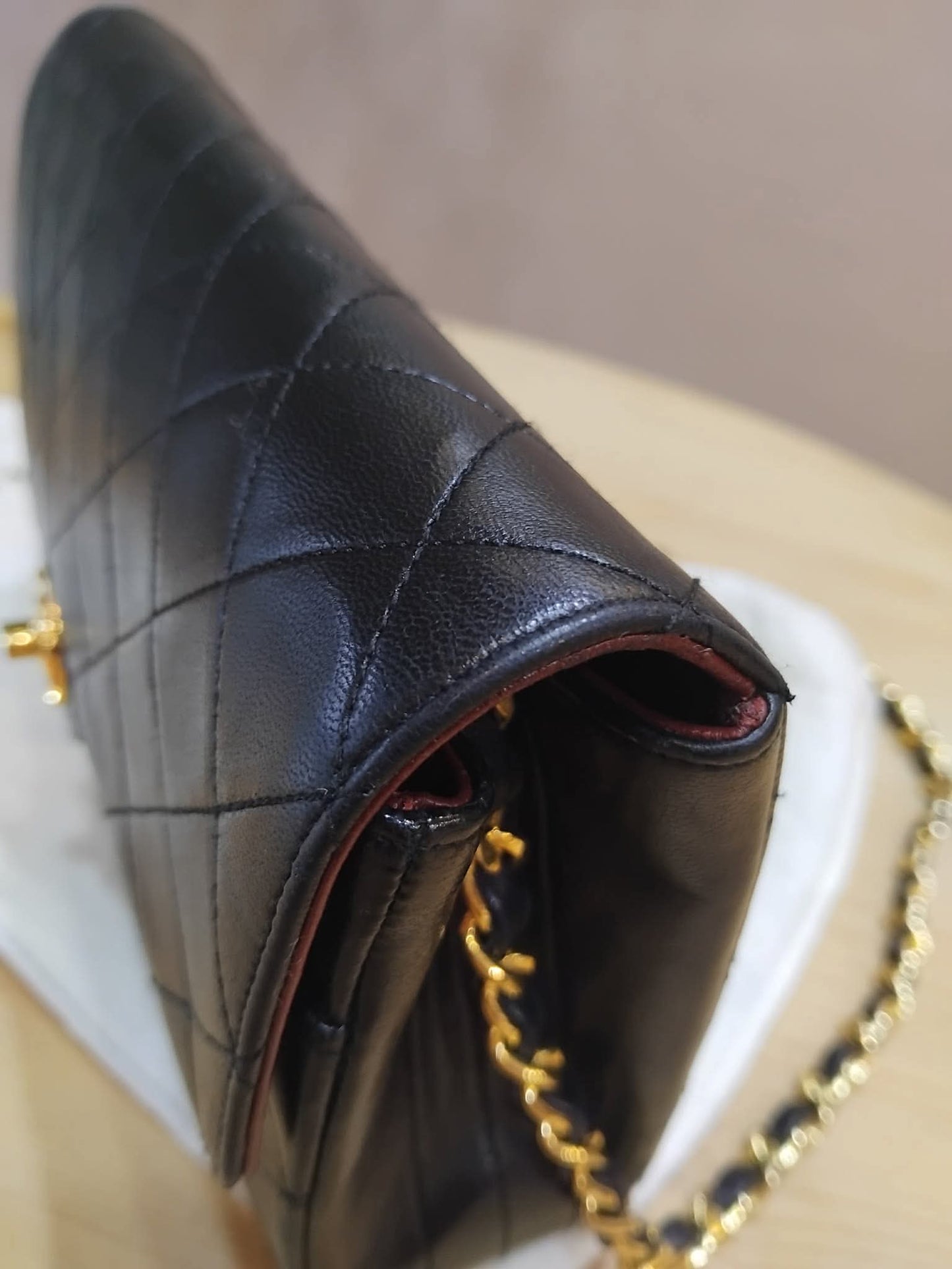 Chanel Circle Lock Flap Vintage CC Lambskin Black Series 1