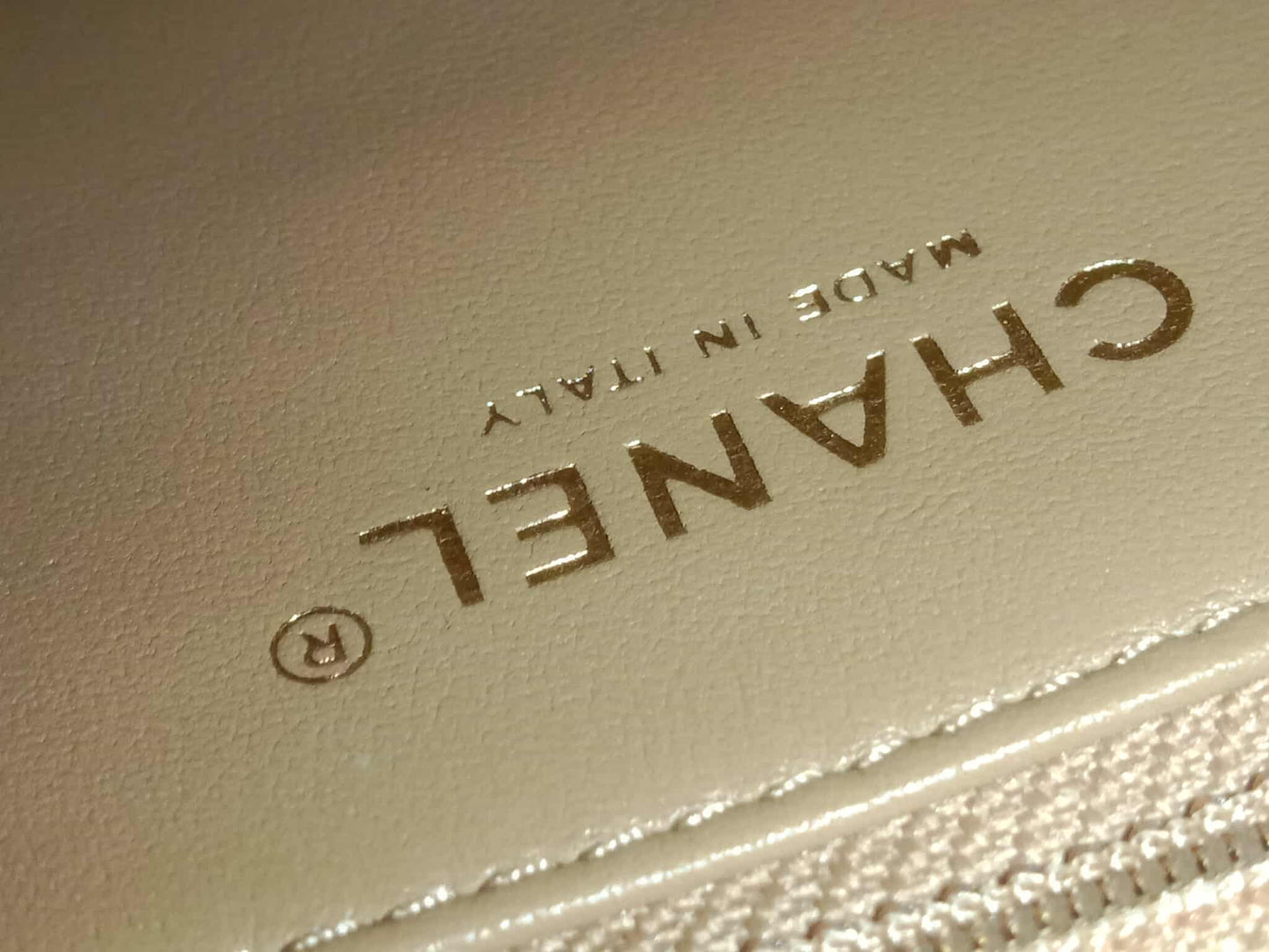 Chanel Seasonal Flap Heart Charms Beige Microchipped