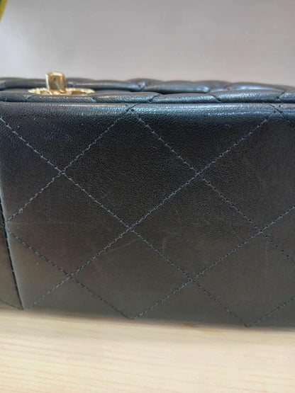 Chanel Double Flap Jumbo Lambskin Black Series 16