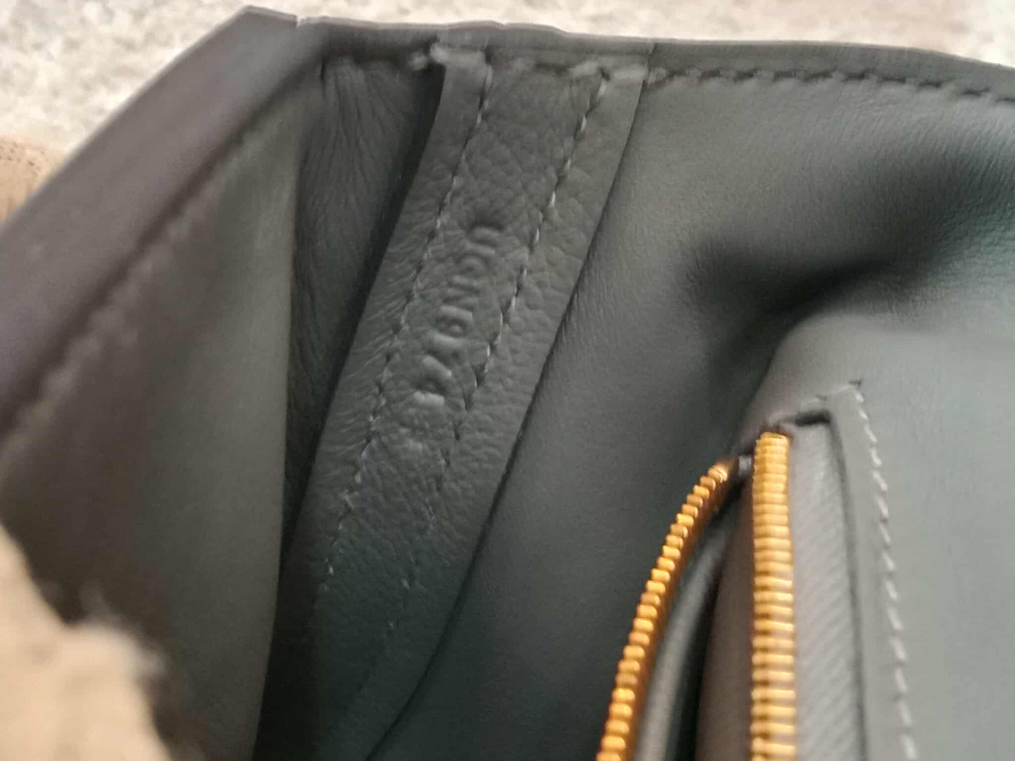 Hermes Mini 24/24 Gris Meyer Evercolor Stamp U 2022