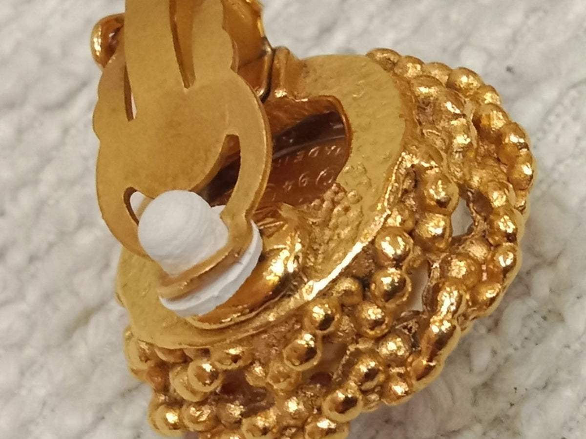 Chanel Vintage Gold-Tone Earrings 94P Collection
