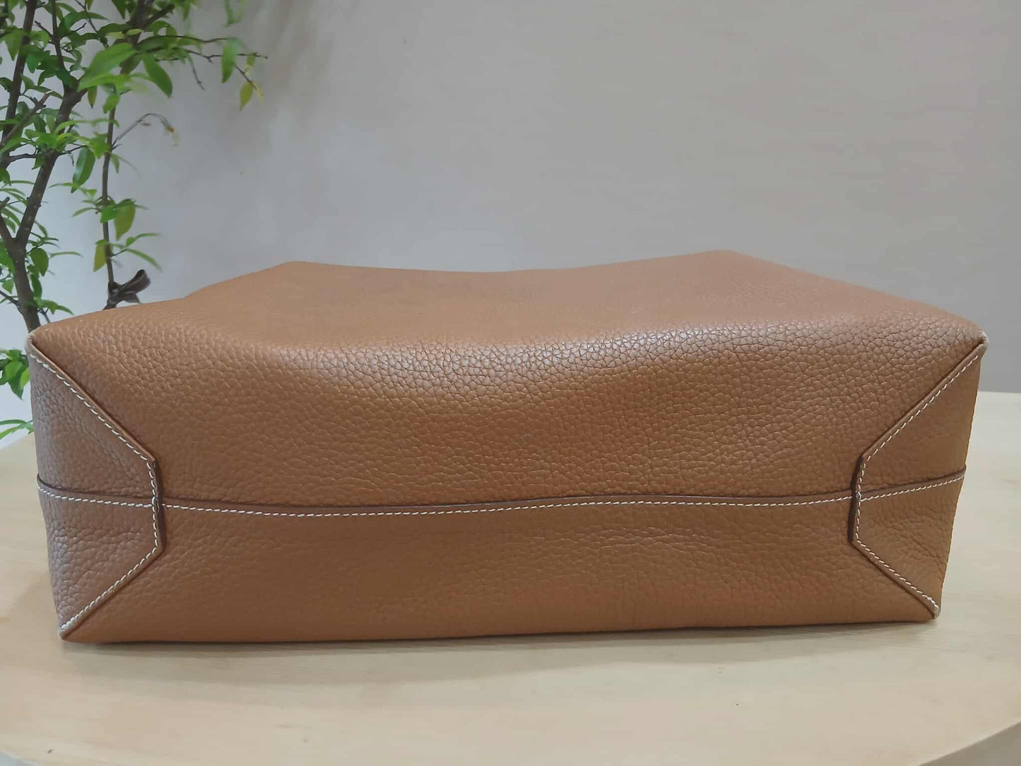 Hermes Double Sens 36 Gold/Poppy Orange Clemence Stamp R Square 2014