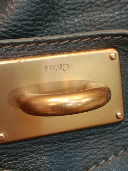 Chloe Paddington Leather Handbag Black
