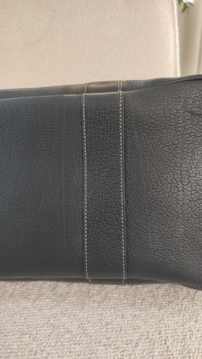 Hermes GPT 36 Noir Canvas/Leather Bag Stamp T 2015