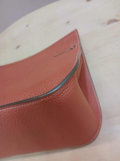 Hermes Jypserie 28 Clemence Rouge Venetian Stamp  P 2012