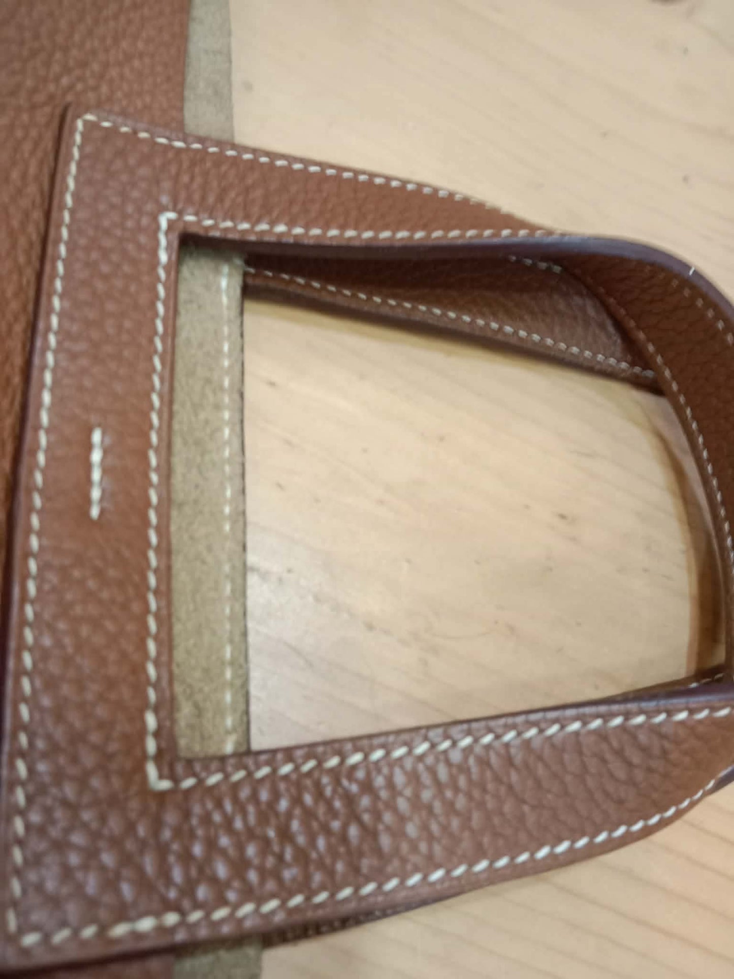 Hermes Halzan 31 Clemence Gold Stamp R 2014
