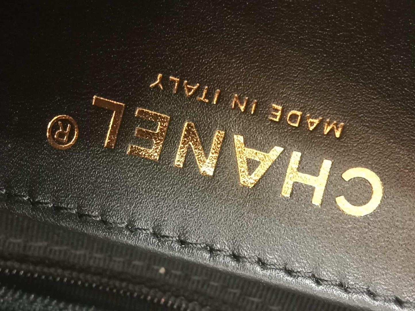 Chanel Seasonal Flap Caviar Black Microchipped