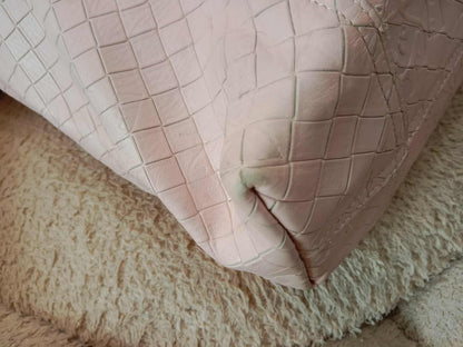 Bottega Veneta Butterfly Intrecciato Tote Bag Pink