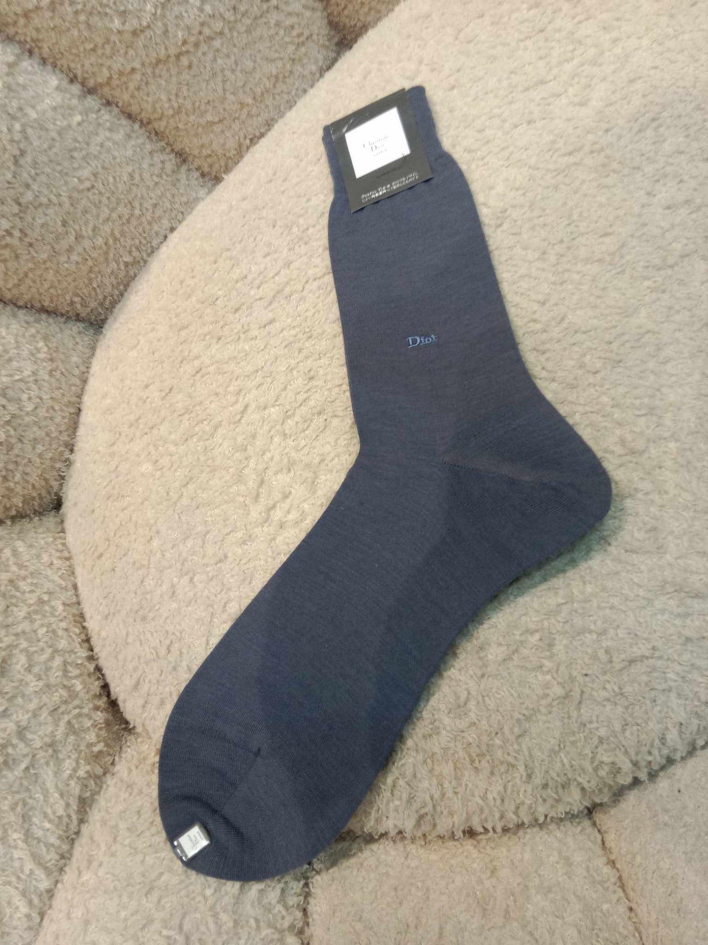 Christian Dior Monsieur Navy Blue Socks