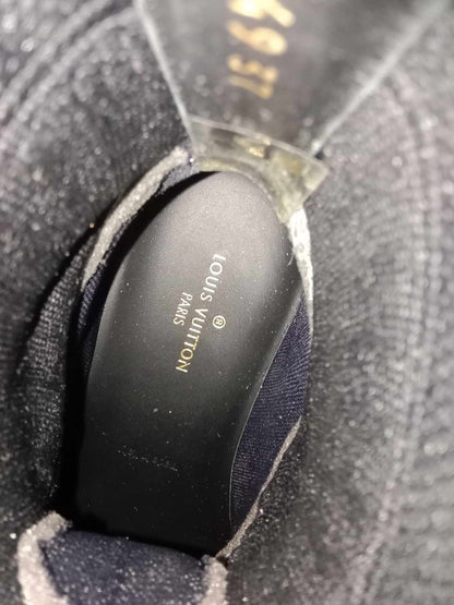 Louis Vuitton Aftergame Logo Sneakers Black 37