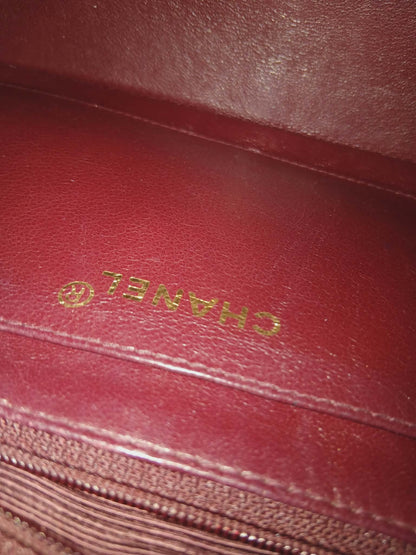 Chanel Diana Single Flap Quilted Lambskin Black Small Series 3