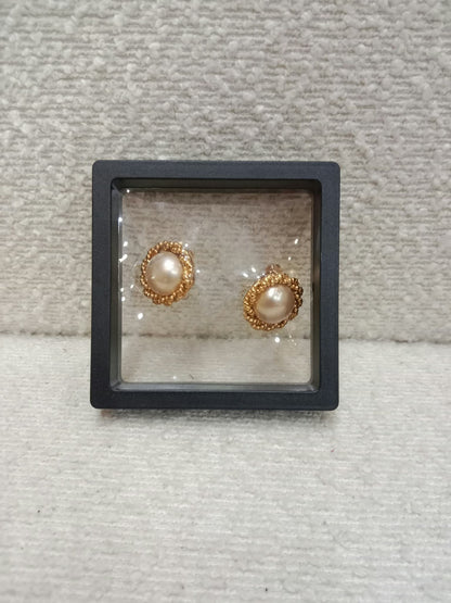 Chanel Vintage Gold-Tone Earrings 94P Collection