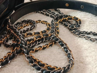 Chanel Gabrielle Hobo Bag Bicolor Blue/Black Series 29