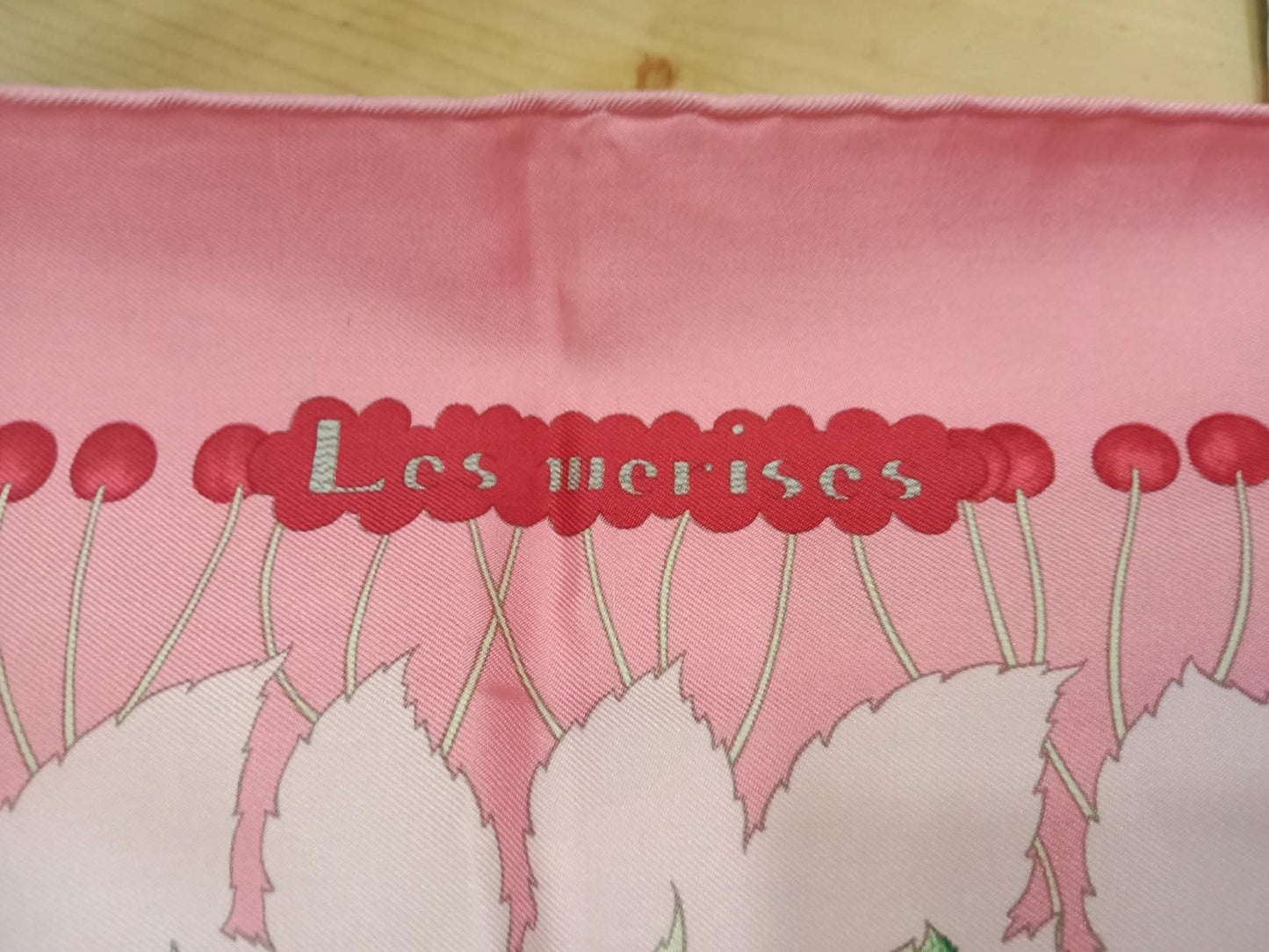 Hermes Les Merises Silk Scarf designed by Antoine de Jacquelot
