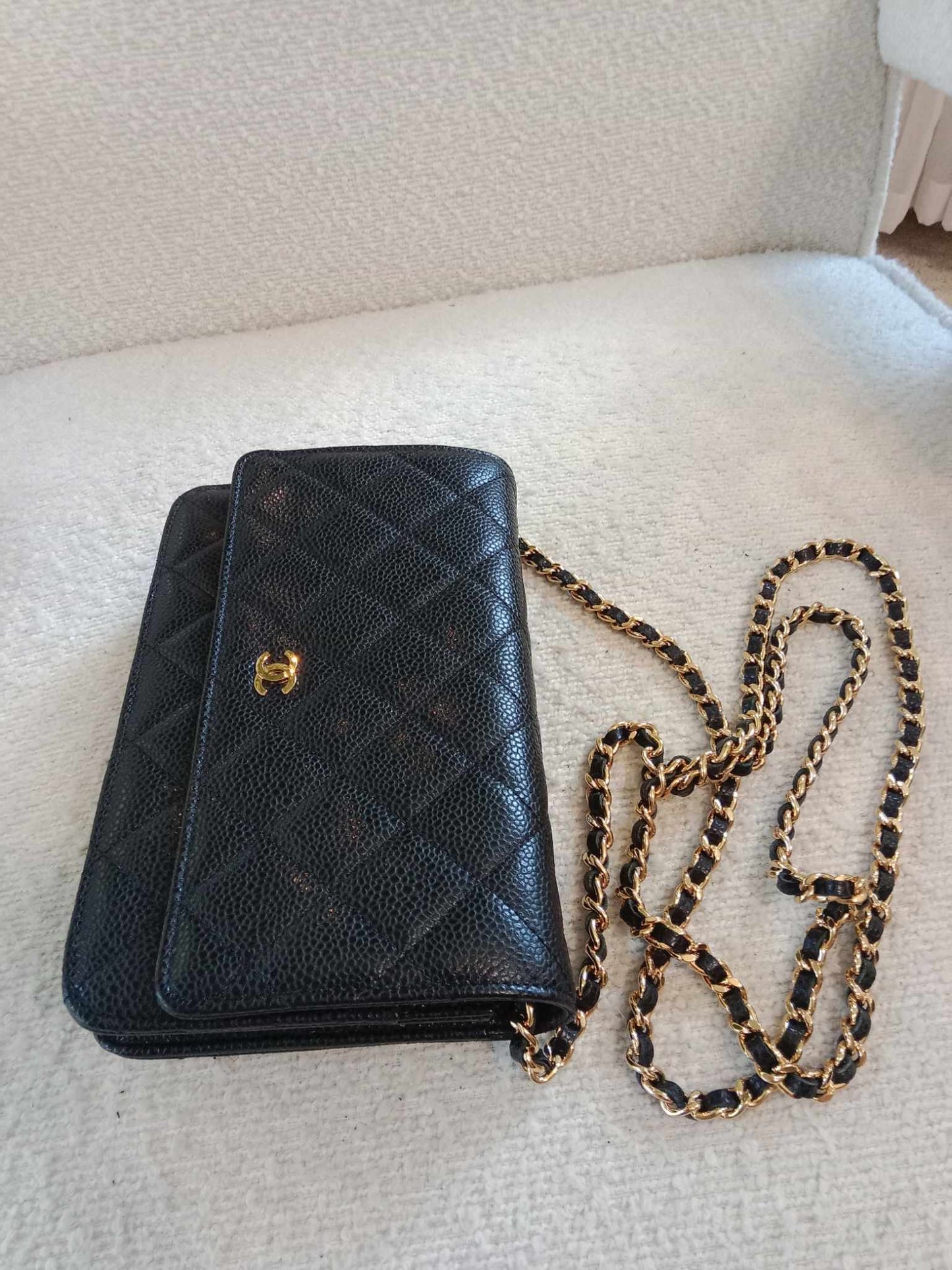 Chanel Classic Caviar WOC Black Series 20