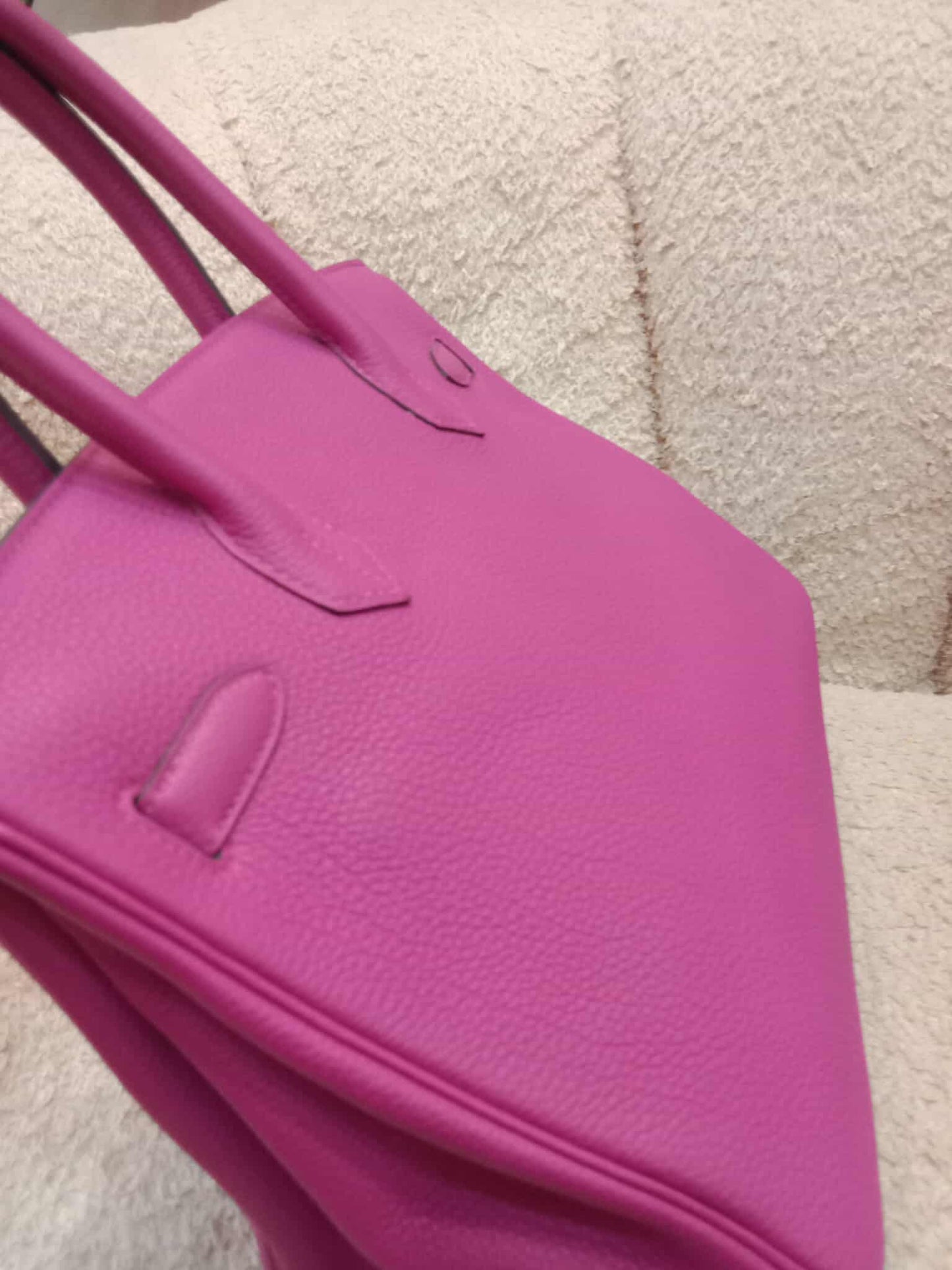 Hermes Birkin 30 Pink Fanta Togo Stamp A 2017