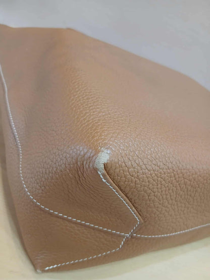 Hermes Double Sens 36 Gold/Poppy Orange Clemence Stamp R Square 2014