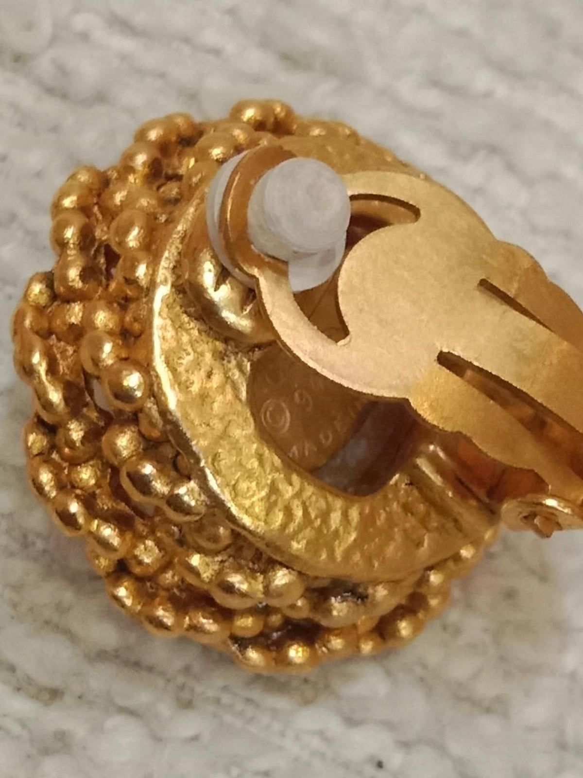 Chanel Vintage Gold-Tone Earrings 94P Collection