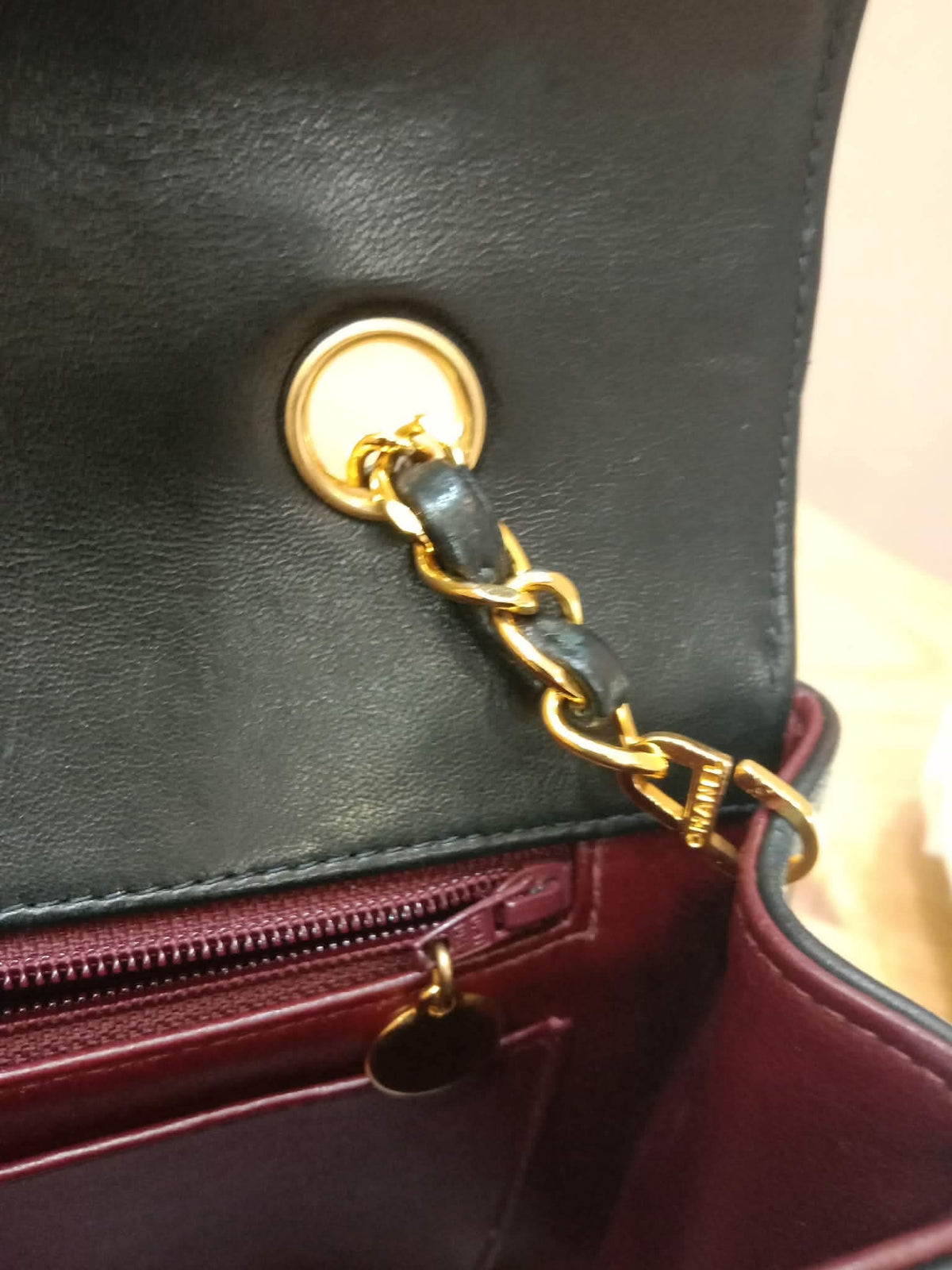Chanel Diana Black Lambskin Series 2