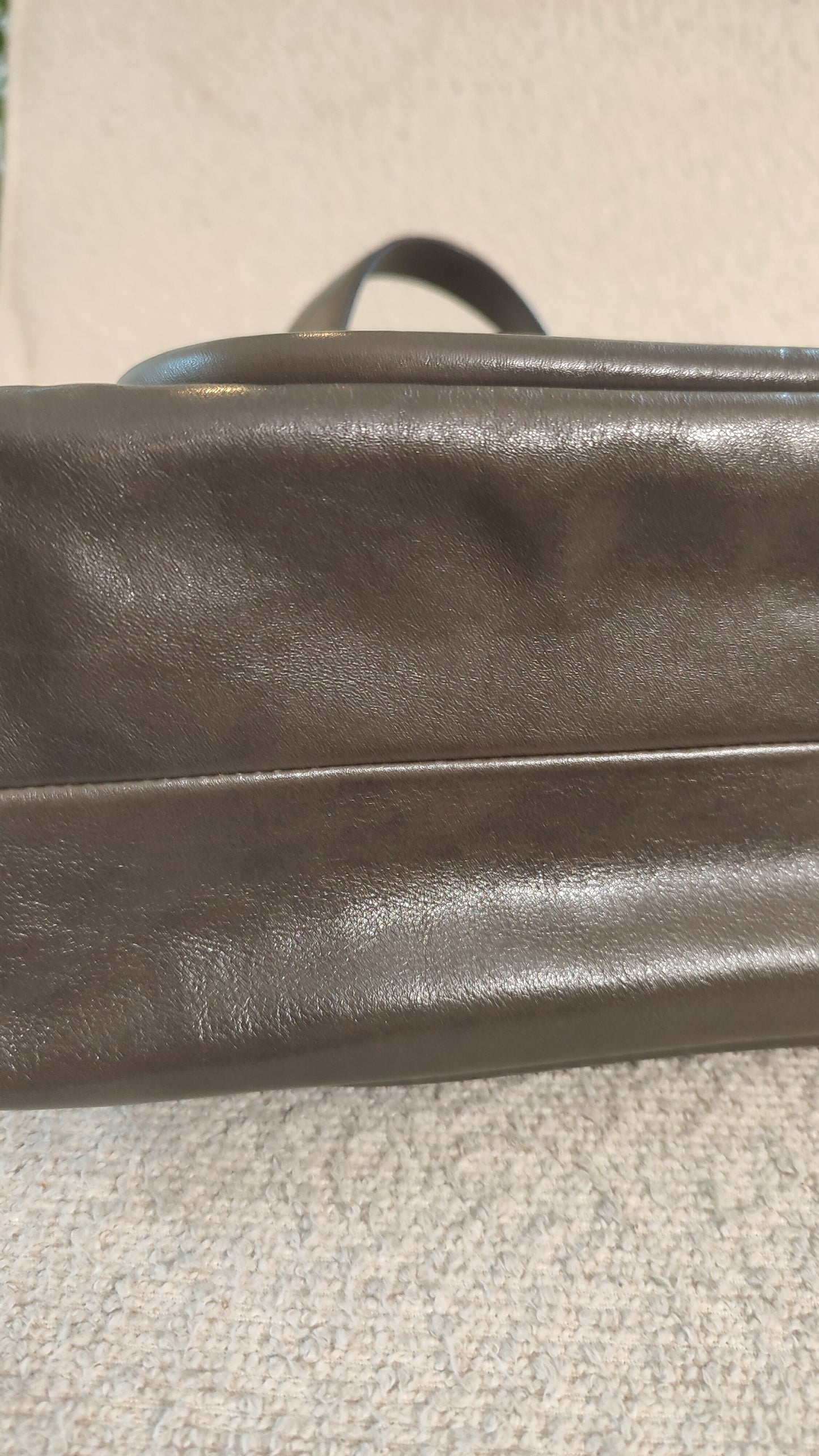 Chloe Small Double Carry Flannel Gray Bag