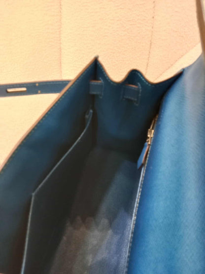 Hermes Kelly 28 Mykonos Sellier Epsom Stamp O Square 2011