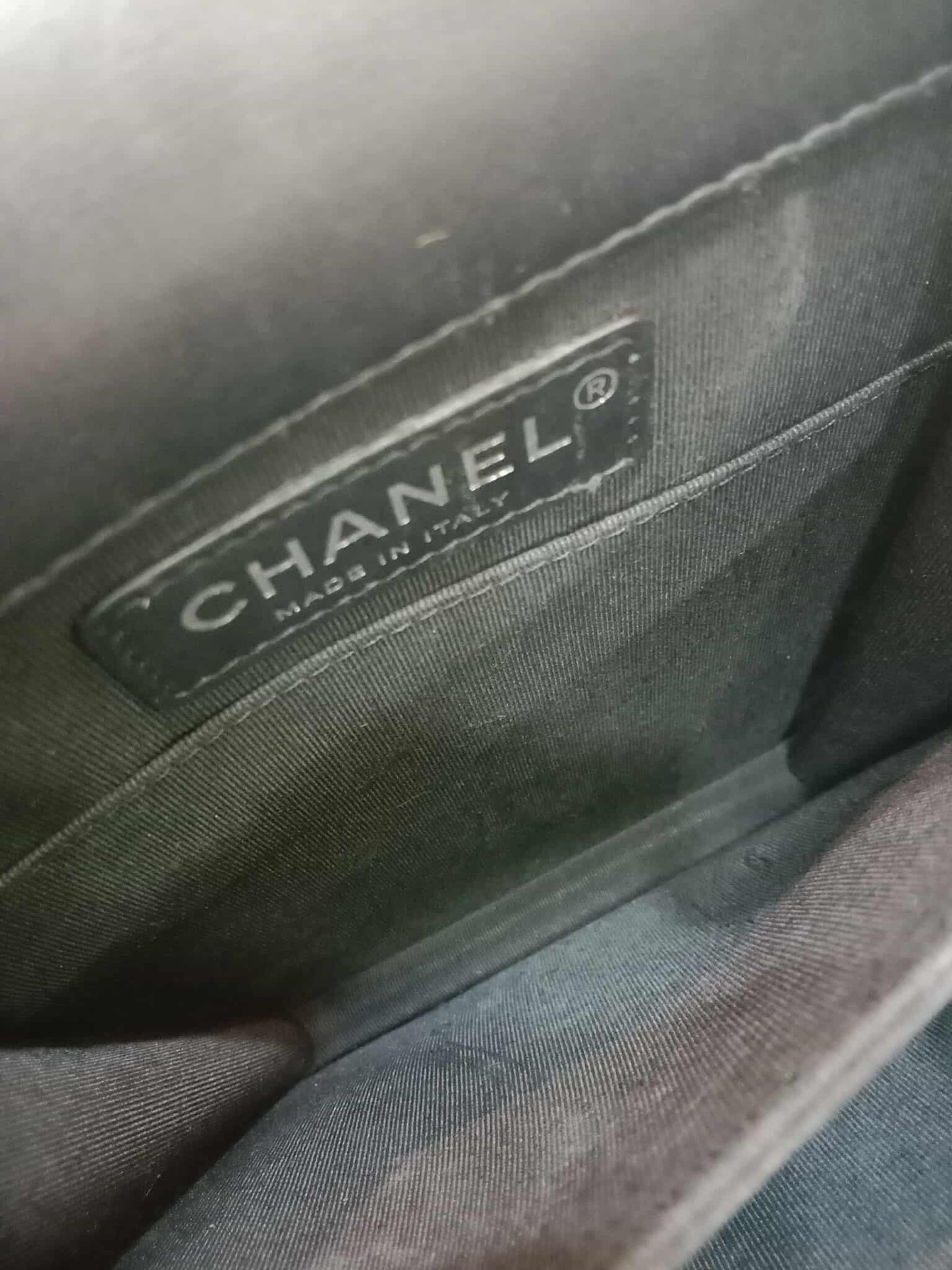 Chanel North South Boy Flap Bag Tweed/Lambskin Series 27