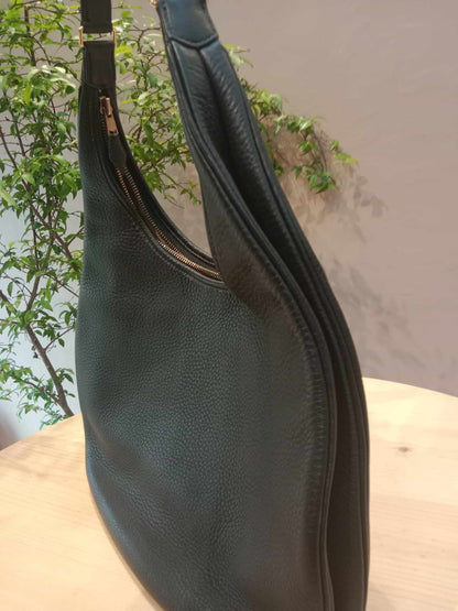 Hermes Gao Bag Black Clemence Stamp O Square 2011